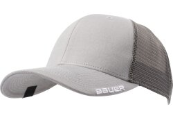 BAUER Team Mesh Snapback Cap - grau - Sr.