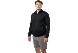 BAUER FLC Core Textured 1/4 Zip - schwarz - Sr.