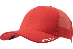 BAUER Team Mesh Snapback Cap - rot - Sr.