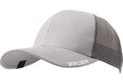 BAUER Team Mesh Snapback Cap - grau - Yth.