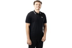 BAUER Pique Polo - schwarz - Sr.