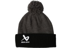 BAUER Knit Pom 2Tone - schwarz/grau - Sr.