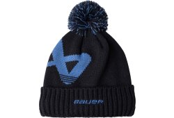 BAUER Knit Pom Intarsia - marine/blau - Sr.