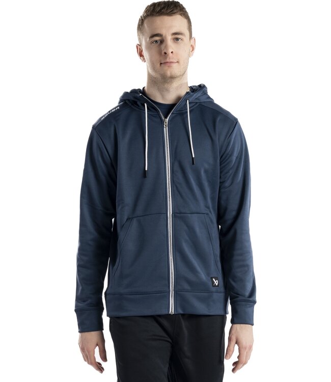 BAUER Fleece Zip Hoodie Team - marine - Sr.