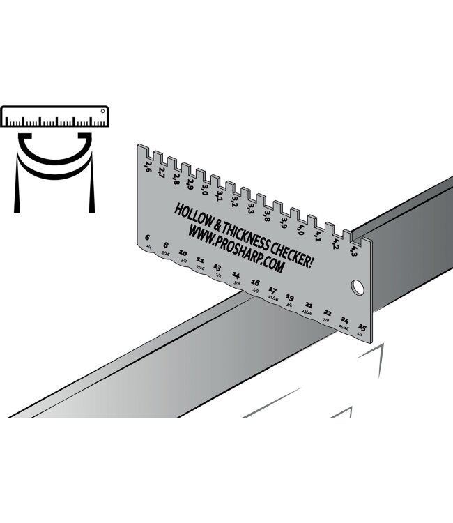 PROSHARP Hollow Blade Checker