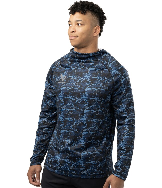 BAUER Warmth Longsleeve Tech T-Shirt - blau - Sr.