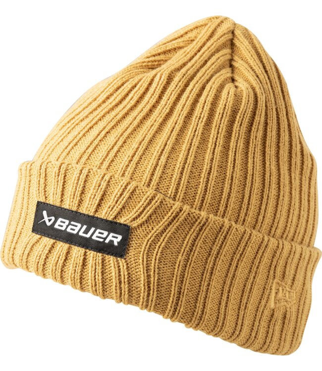 BAUER/NEW ERA® Ribbed Mütze - gold - Sr.