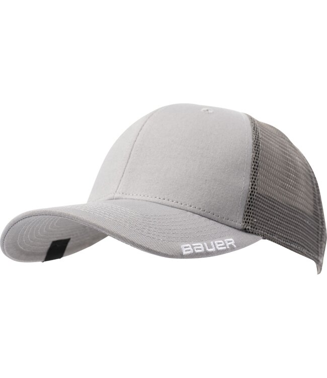 BAUER Team Mesh Snapback Cap - grau - Sr.