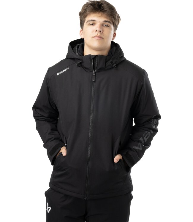 BAUER Team Heavyweight Jacke - schwarz - Sr.