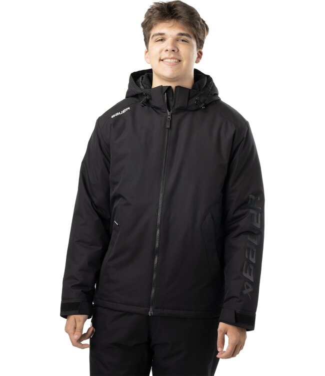 BAUER Team Heavyweight Jacke - schwarz - Sr.