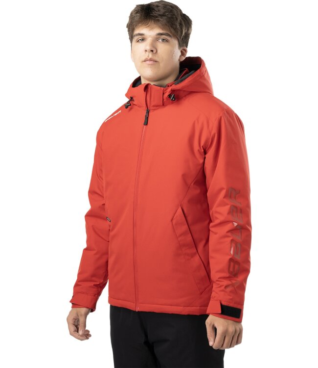 BAUER Team Heavyweight Jacke - rot - Sr.