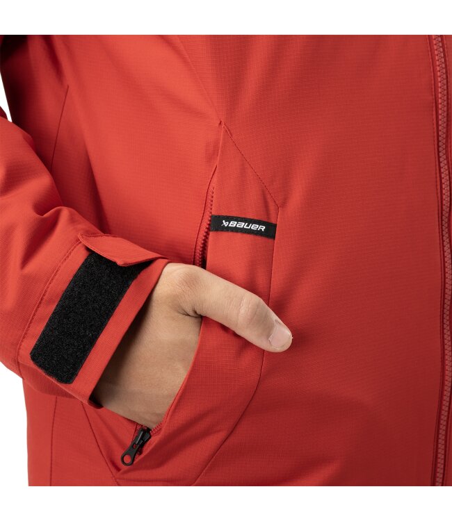 BAUER Team Heavyweight Jacke - rot - Sr.