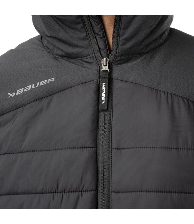 BAUER Team Puffer Jacke - schwarz - Sr.