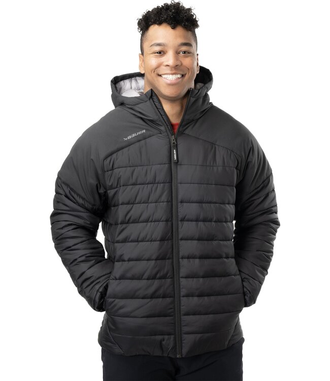 BAUER Team Puffer Jacke - schwarz - Sr.