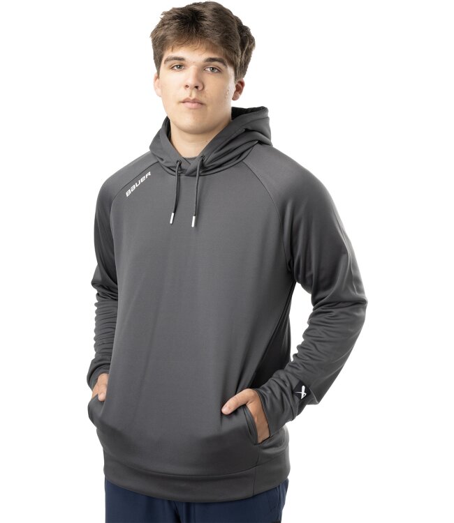 BAUER Team Tech Hoodie - grau - Sr.