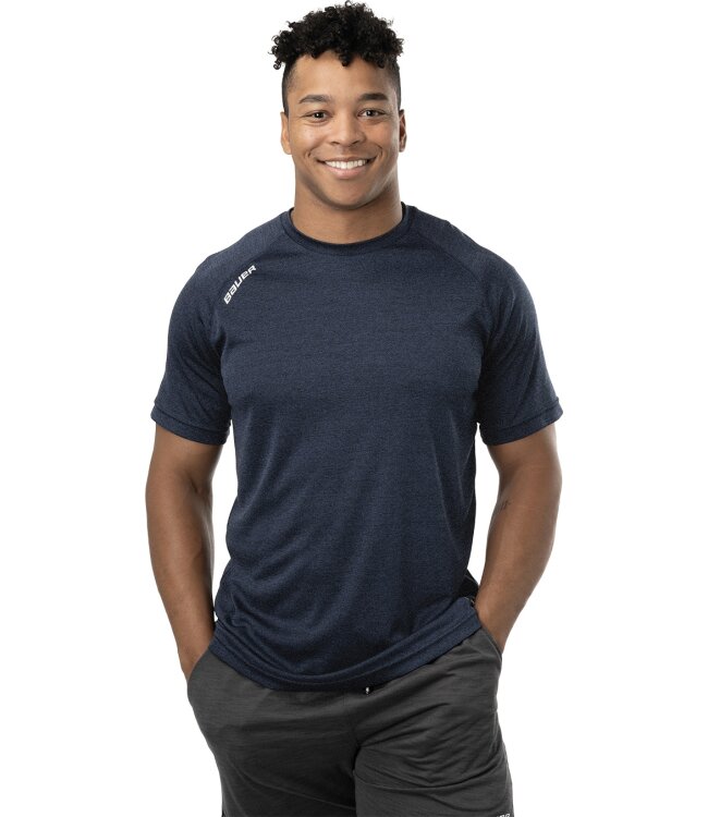 BAUER Team Tech Tee - marine - Sr.