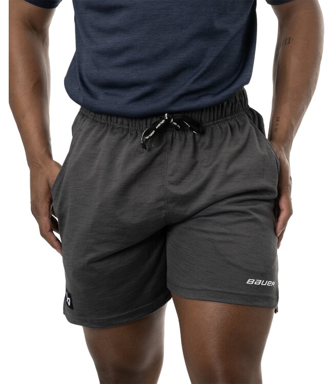 BAUER Team Knit Short - grau - Sr.