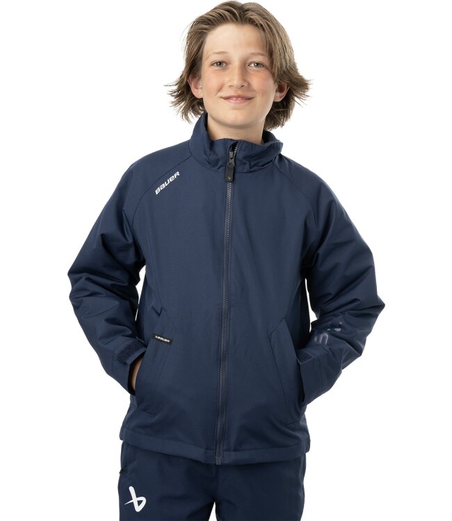 BAUER Team Midweight Jacke - marine - Yth.