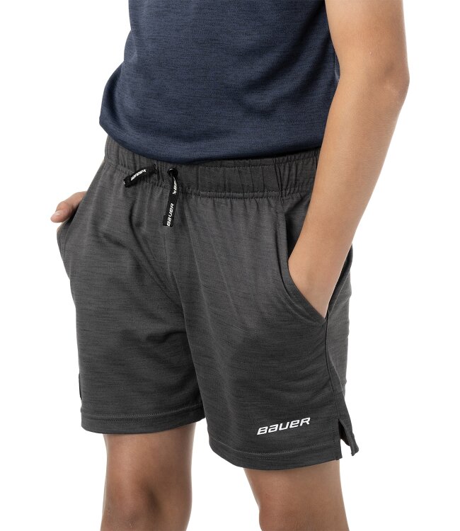 BAUER Team Knit Short - grau - Yth.