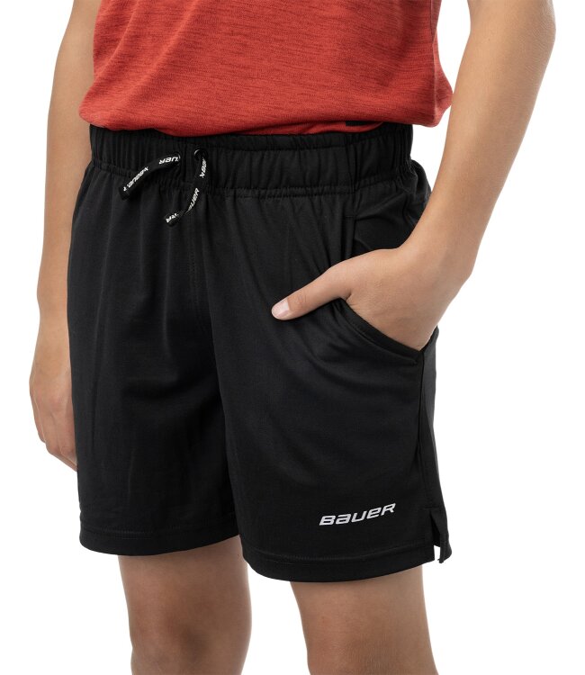 BAUER Team Knit Short - schwarz - Yth.