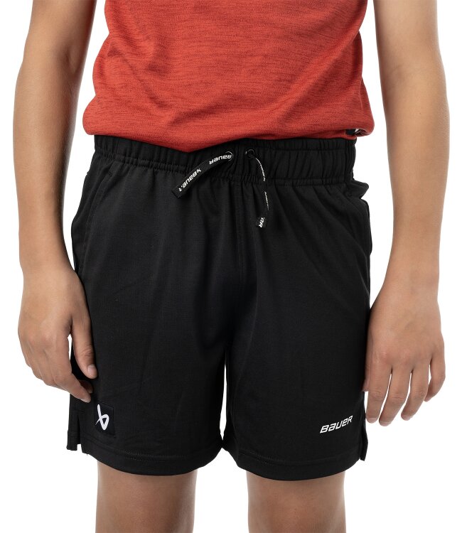 BAUER Team Knit Short - schwarz - Yth.