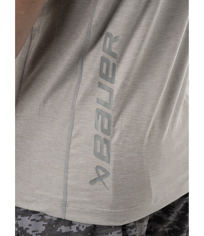 BAUER FLC Tech Tee - grau - Sr.