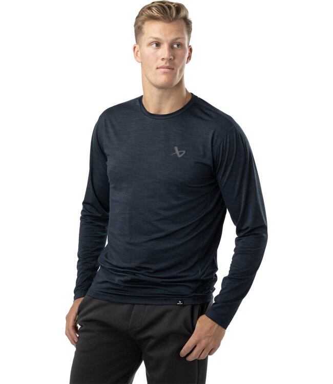 BAUER FLC LS Tech Tee - carbon - Sr.