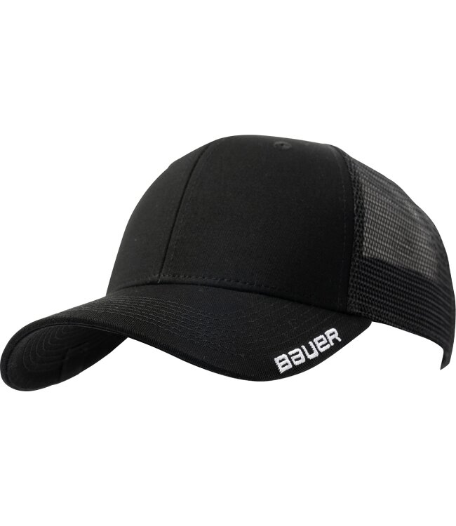 BAUER Team Mesh Snapback Cap - schwarz - Sr.