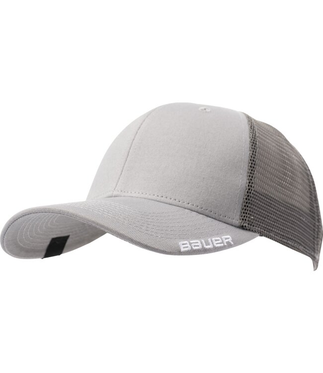 BAUER Team Mesh Snapback Cap - grau - Yth.