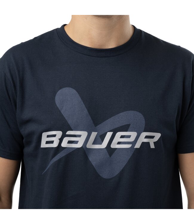 BAUER Core Lockup Tee - marine - Sr.