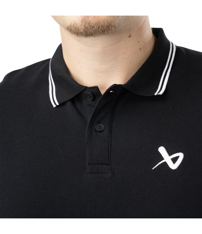 BAUER Pique Polo - schwarz - Sr.