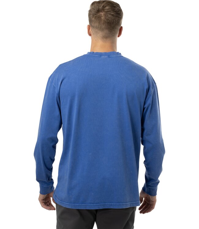 BAUER Longsleeve Acid Wash - blau - Sr.