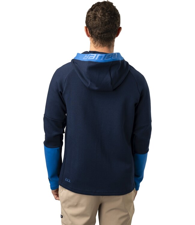 BAUER FLC Full Zip Colorblock - marine - Sr.