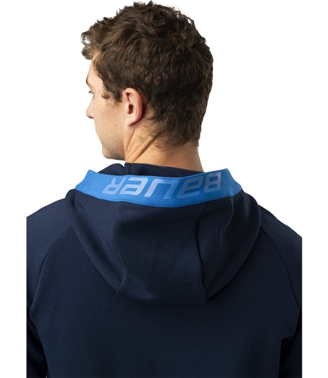 BAUER FLC Full Zip Colorblock - marine - Sr.