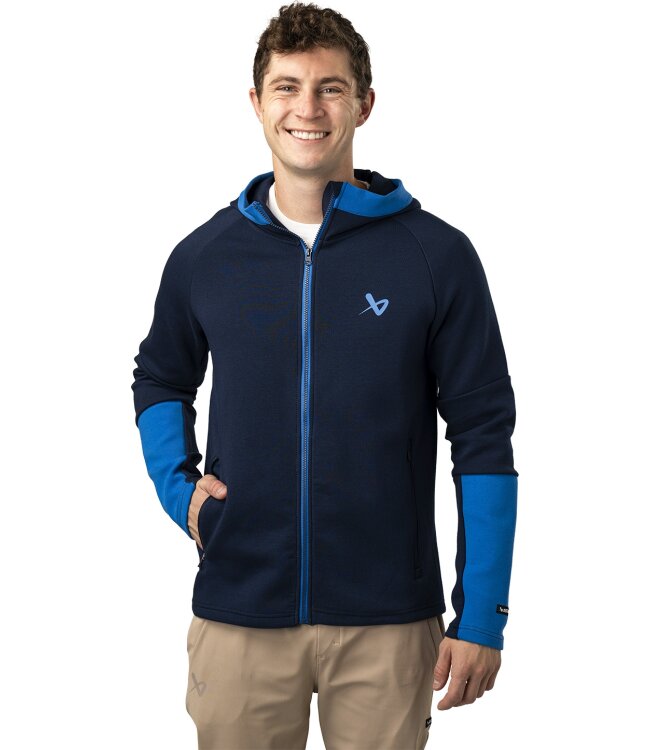 BAUER FLC Full Zip Colorblock - marine - Sr.