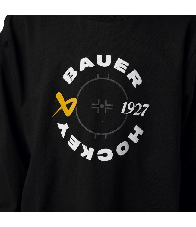 BAUER Longsleeve Tee Graphic - schwarz - Yth.