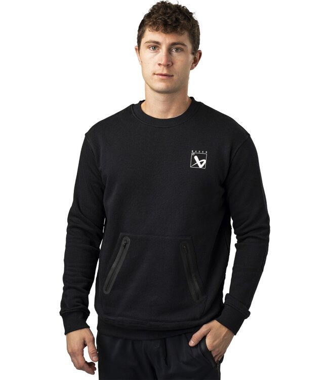 BAUER Quilted Crew - schwarz - Sr.