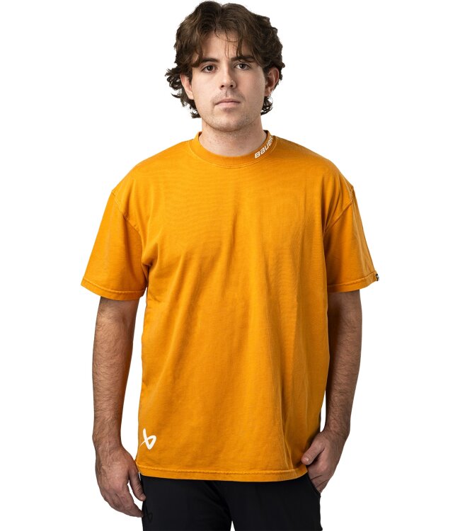 BAUER Acidwash Tee Retro - orange - Sr.