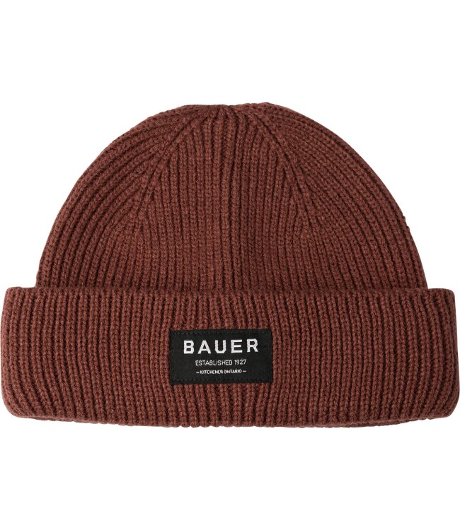 BAUER Ripped Fisherman Beanie - braun - Sr.