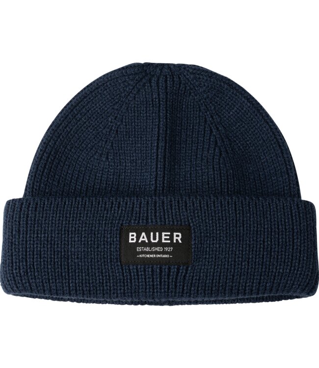 BAUER Ripped Fisherman Beanie - blau - Sr.