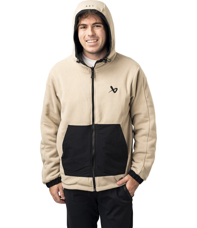 BAUER FLC Reversable Jacke - schwarz/beige - Sr.